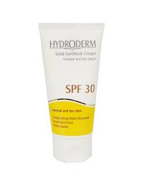 ضدافتاب بی رنگ پوست خشک spf30 هیدردرم