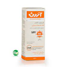 ضدافتاب رنگی   spf46 معمولی وحساس آردن