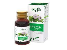 شربت سینه گیاهی توسیان اطفال گل دارو