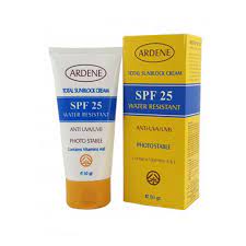 کرم ضدافتاب با spf25اردن